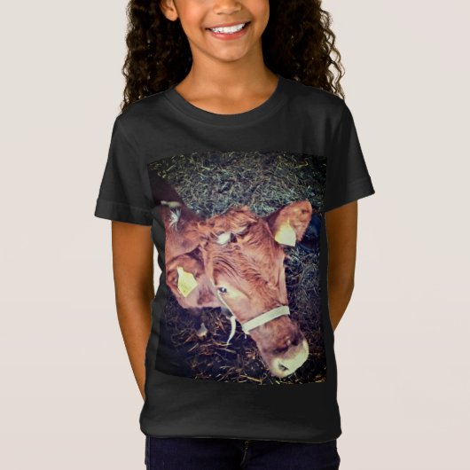 Braune Kuh T-Shirt (Vorderseite)