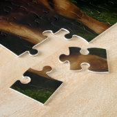 Braune Kühe Puzzle (Seite)