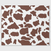 Braune Kuhhaut| Wrackpapier Geschenkpapier (Flach)
