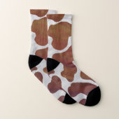 Braune Kuhmuster Socken (Paar)
