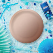 Braune Kupfer-Infusionsstrahlen, Hochzeitsstifte,  Pappteller (Party)