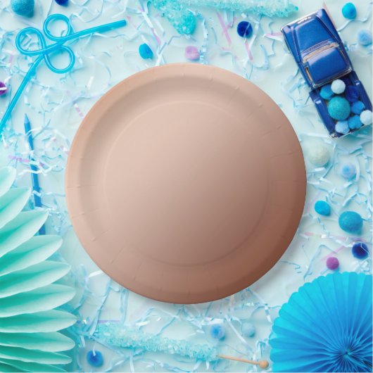 Braune Kupfer-Infusionsstrahlen, Hochzeitsstifte,  Pappteller (Party)