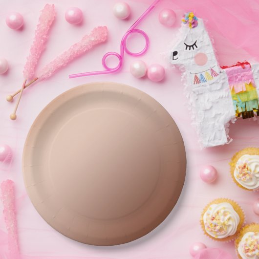 Braune Kupfer-Infusionsstrahlen, Hochzeitsstifte,  Pappteller (Party)