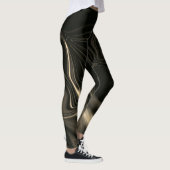 Braune Kurven oder Abrundung, braune Dunkelheit. Leggings (Rechts)