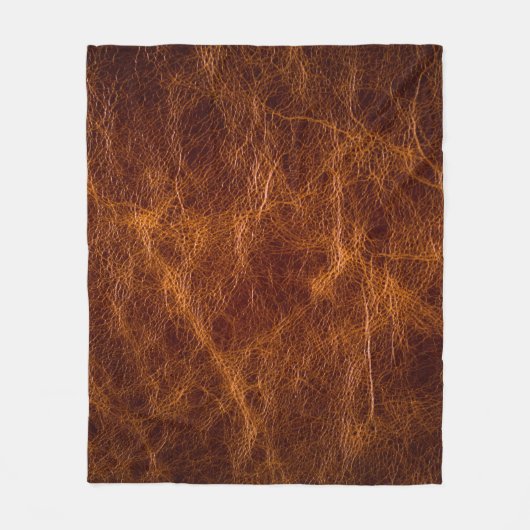 Braune Lederoptikleder,textur,hintergrund,kunst Fleecedecke (Vorderseite)