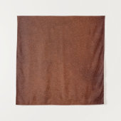 Braune Lederstruktur Wandteppich (Vorderseite (Horizontal))