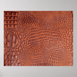 Braune Ledertextur,abstrakt,a Poster
