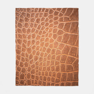 Braune Ledertextur für den Hintergrund Fleecedecke