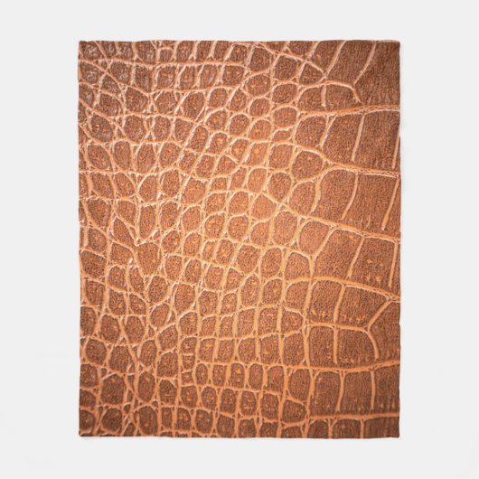 Braune Ledertextur für den Hintergrund Fleecedecke (Vorderseite)