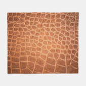 Braune Ledertextur für den Hintergrund Fleecedecke (Vorderseite (Horizontal))