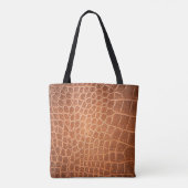 Braune Ledertextur für den Hintergrund Tasche (Rückseite)