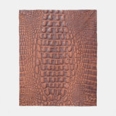 Braune Ledertextur Hintergrundabstract, altert,ani Fleecedecke (Vorderseite)