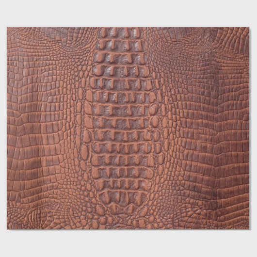 Braune Ledertextur Hintergrundabstract, altert,ani Geschenkpapier (Flach)