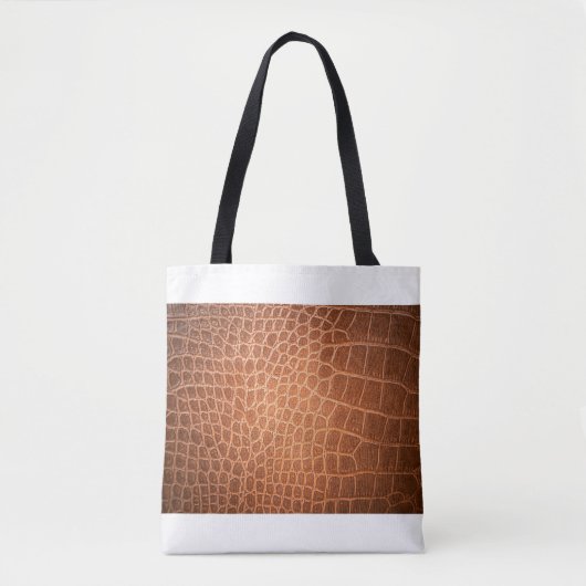 Braune Ledertextur Hinterhaut, abstrakt Tasche (Vorderseite)