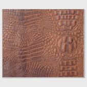 Braune Ledertextur im Hintergrund, gefallen,abstra Geschenkpapier (Flach)