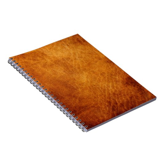 Braune Ledertextur Notizblock (Rechte Seite)