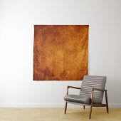 Braune Ledertextur Wandteppich (Beispiel (Horizontal))