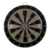 Braune Leinwandtextur Dartscheibe (vorne)
