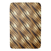Braune Leopard-Streifen Badematte (Vorderseite Vertikal)