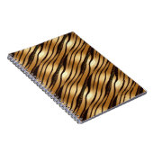 Braune Leopard-Streifen Notizblock (Rechte Seite)