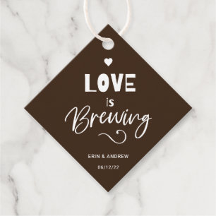 Braune Liebe ist Brauen Geschenkanhänger