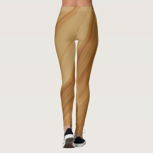 Braune Liebhaber Leggings (Rückseite)