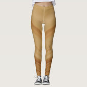 Braune Liebhaber Leggings (Vorderseite)