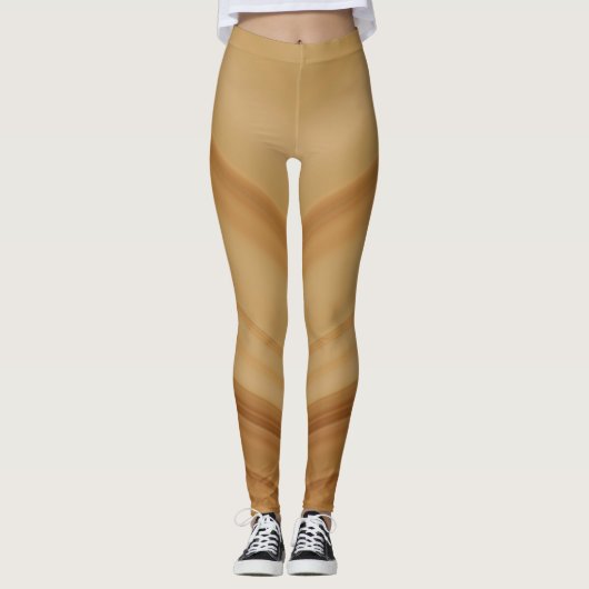 Braune Liebhaber Leggings (Vorderseite)