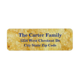 Braune Liegeadresse: Rückgabenetikett