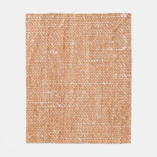 Braune Linen Leinwand Textur Hintergrund Fleecedecke