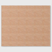 Braune Linen Leinwand Textur Hintergrund Geschenkpapier (Flach)