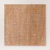Braune Linen Leinwand Textur Hintergrund Puzzle (Horizontal)
