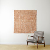 Braune Linen Leinwand Textur Hintergrund Wandteppich (Beispiel)