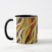 Braune Linien Tasse (Links)