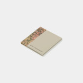 Braune Marmor-Notizzettel für das Büro Post-it Klebezettel (angewinkelt)
