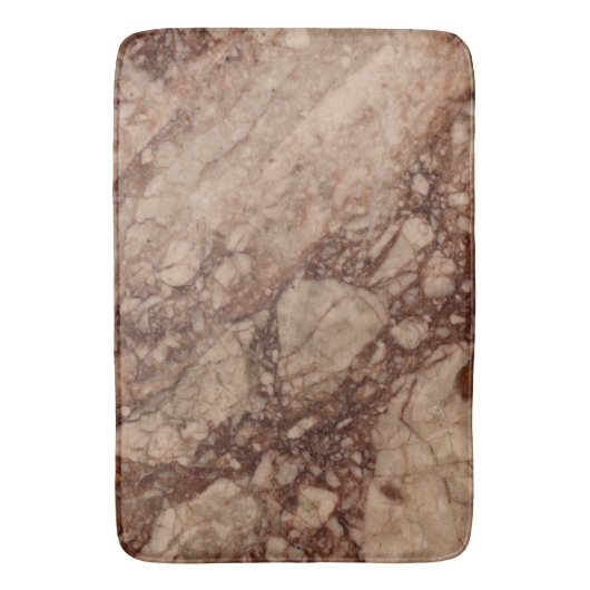 Braune Marmorfläche Badematte (Vorderseite Vertikal)