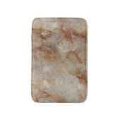 Braune Marmorsteine Textur Print Badematte (Vorderseite Vertikal)