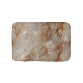 Braune Marmorsteine Textur Print Badematte (Vorderseite)