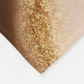 Braune Marmorstruktur: flüssig abstrakt Fleecedecke (Ecke)