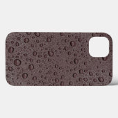 Braune Maroon-Wassertropfen Case-Mate iPhone-Gehäu iPhone Hülle (Rückseite (Horizontal))