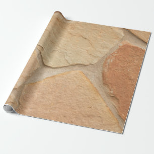 Braune Mauer Geschenkpapier