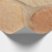 Braune Mauer Geschenkpapier (Ecke)