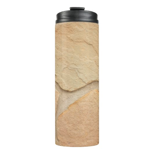 Braune Mauer Thermosbecher (Vorderseite)