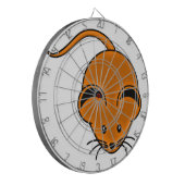 Braune Maus Dartscheibe (Vorderseite Links)