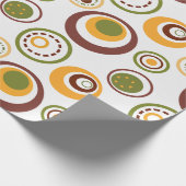 Braune MCM Jawbreakers  Geschenkpapier (Ecke)