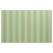 Braune, Minzcreme und waldgrüne Linien Stoff (Yard (91,4 cm))