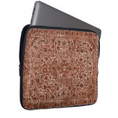Braune Motive Laptopschutzhülle (Vorne Rechts)