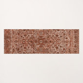 Braune Motive Yogamatte (Rückseite (Horizontal))