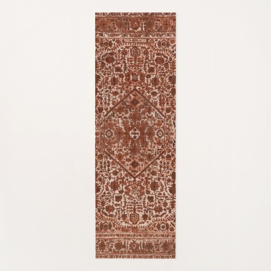 Braune Motive Yogamatte (Vorderseite)