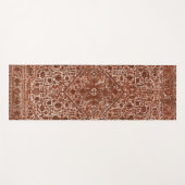 Braune Motive Yogamatte (Vorderseite (Horizontal))